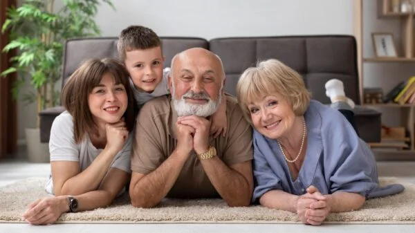 יפוי כח מתמשך: צילום של משפחה שמחה